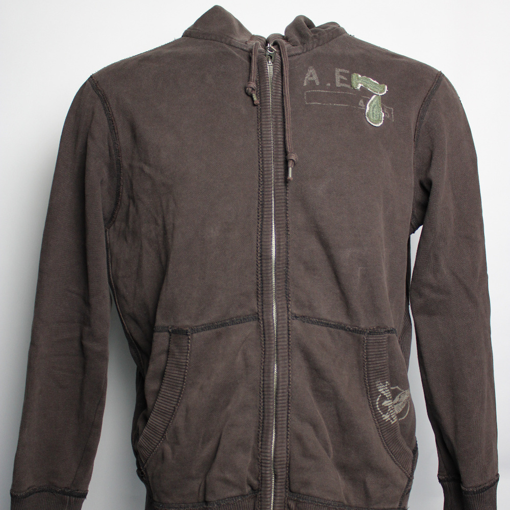 American Eagle Large Long Sleeve Zipper Sweater